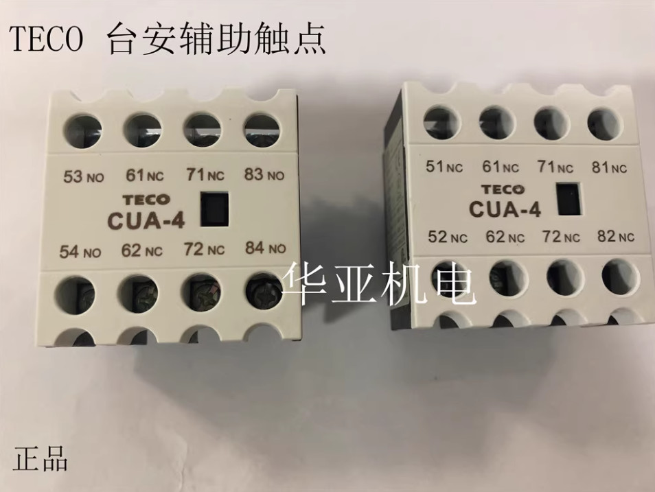 1PC New TECO Auxiliary contact CUA-440 4NO #LL