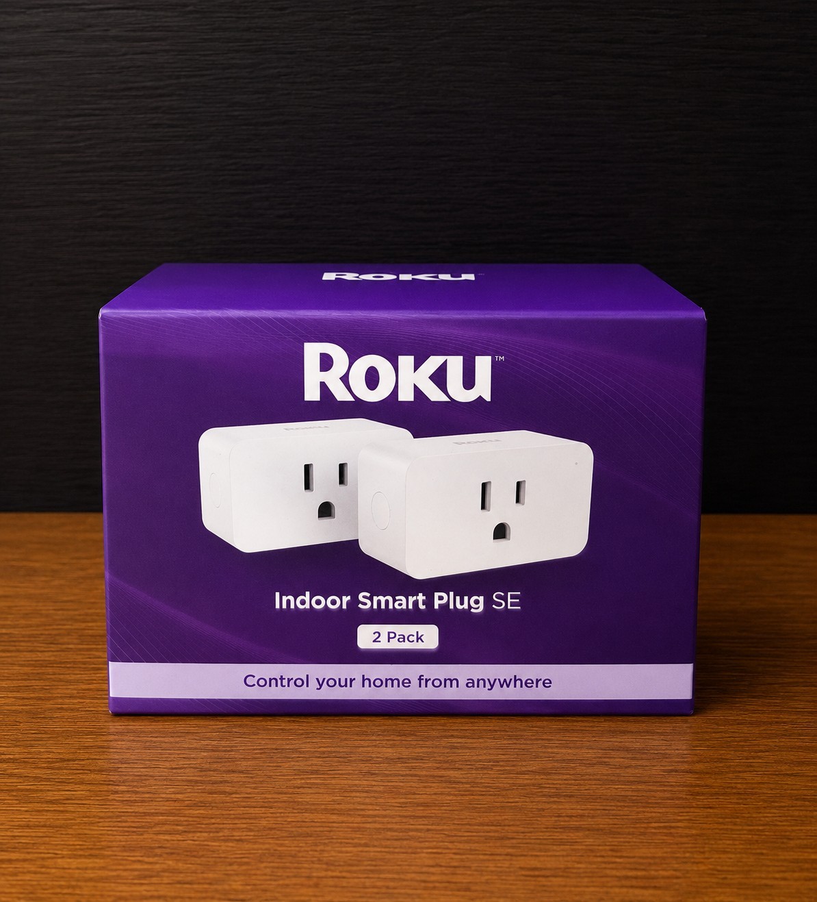 Roku Indoor Smart Plug SE 2 Pack Wi-Fi Smart Home Alexa Google Assistant PS1000P