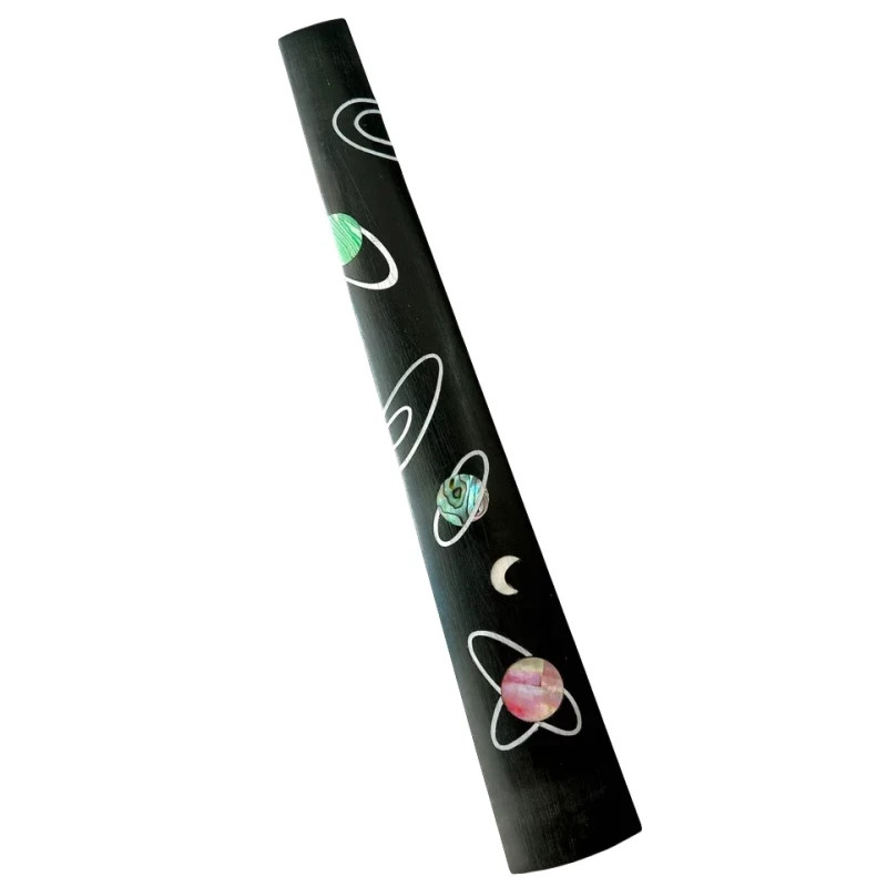 High Quality Violin Fingerboard Ebony Wood Fiddle Fretboard with inlays 4/4 size