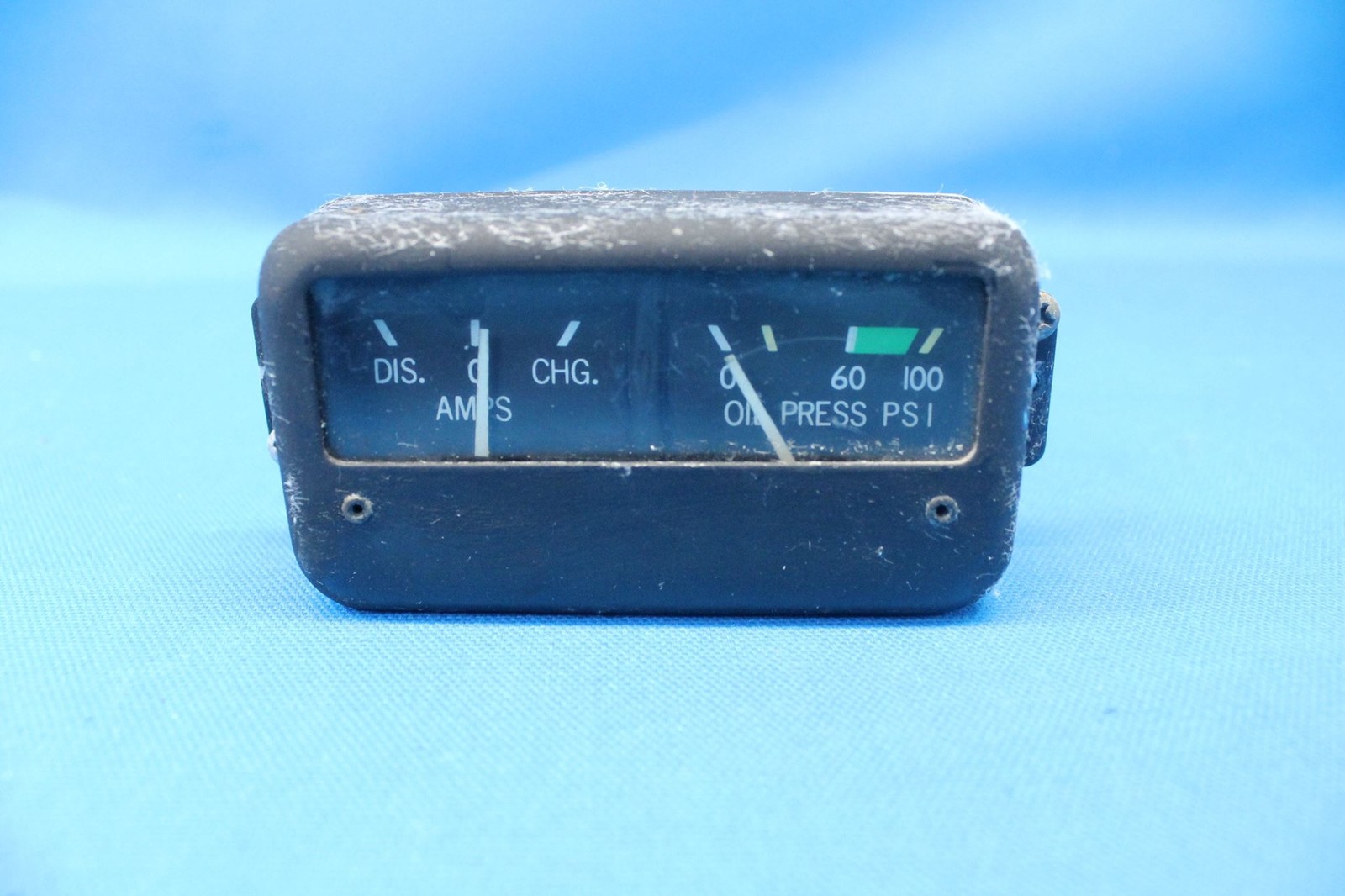 Used Cessna Ammeter/Oil Pressure Instrument Cluster Core pn C669560-0101 (25568)