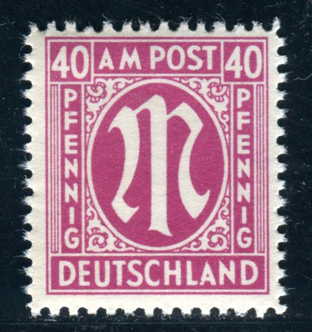 BIZONE 1945 30bB ** MNH IMPECCABLE good variant (06057