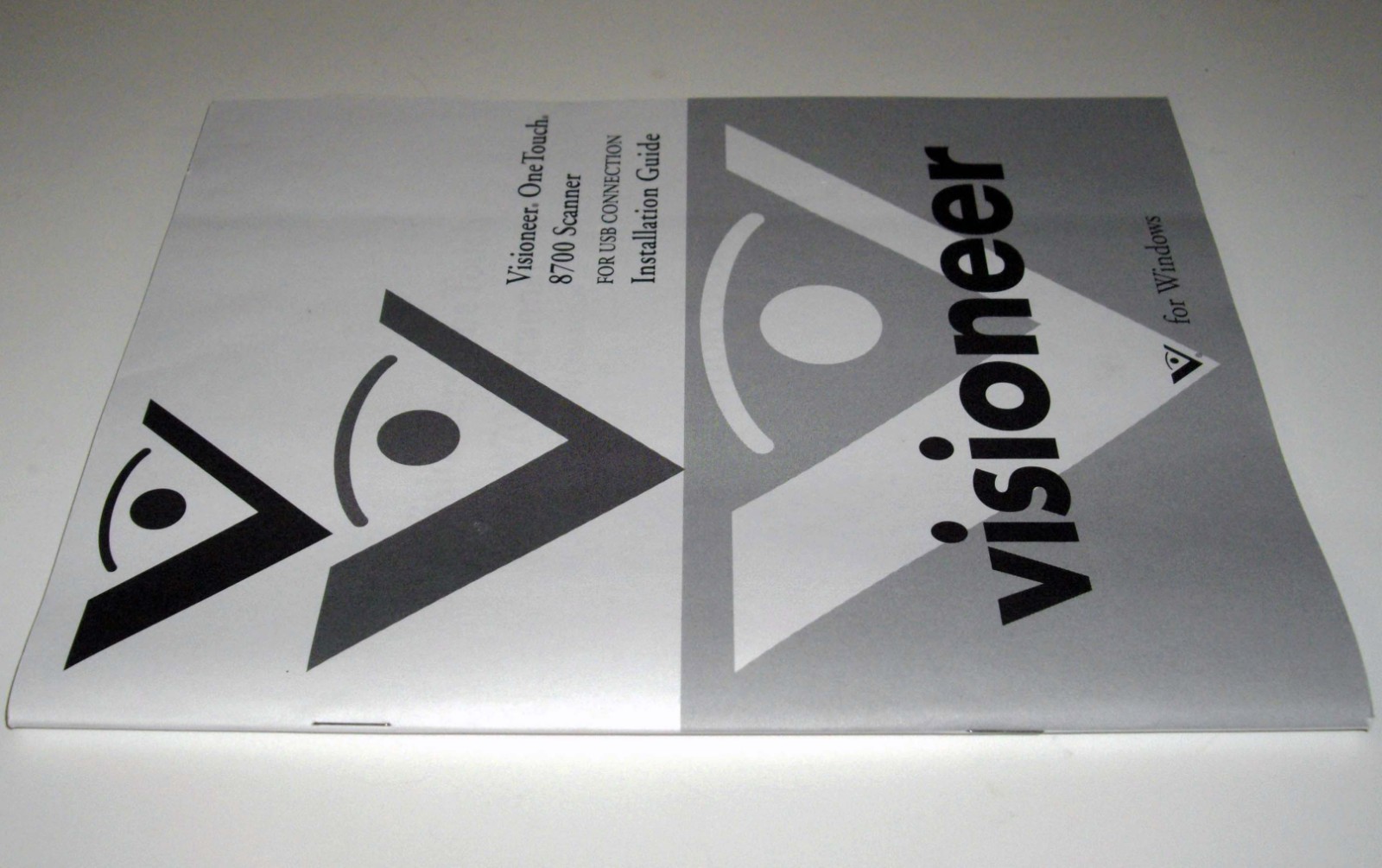 Visioneer OneTouch 8700 Scanner Installation Guide Manual USER MANUAL ONLY