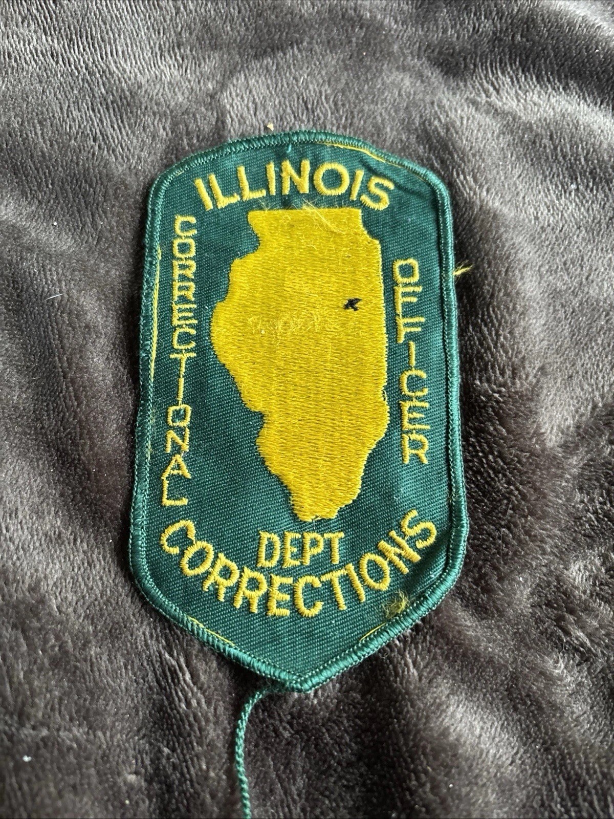 Illinois Department of Corrections Officer Patch Green Yellow Police Illinois