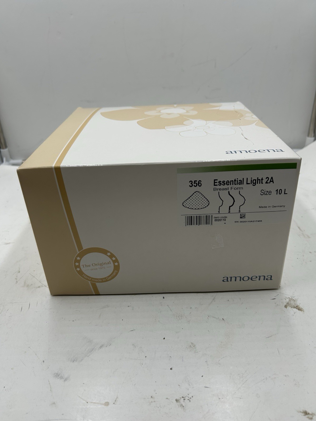 Amoena Essential Light 2A 356 Size 10 Left Breast Mastectomy Prosthetic