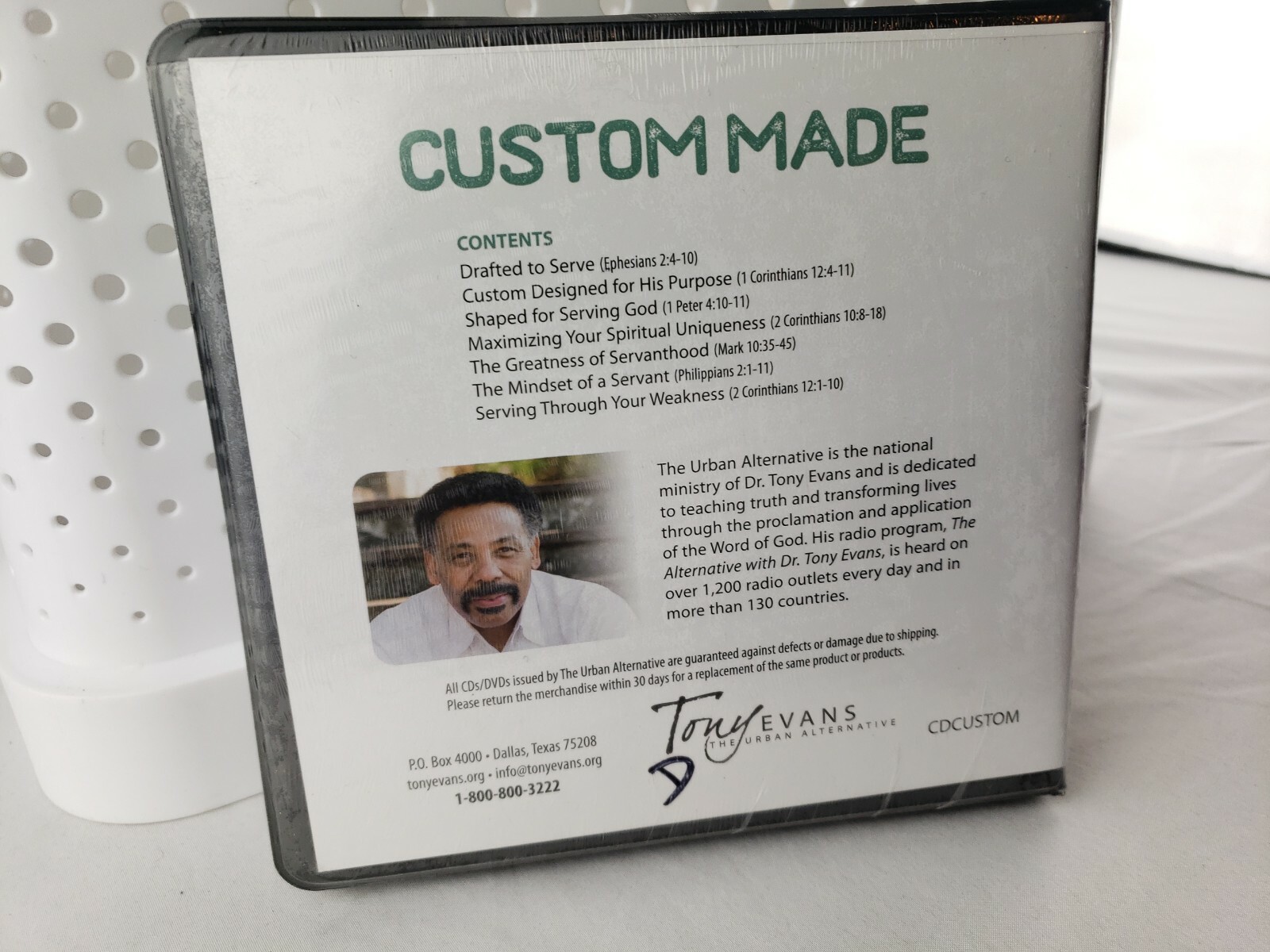 Custom Made By Dr. Tony Evans ( CD )Set New Sealed