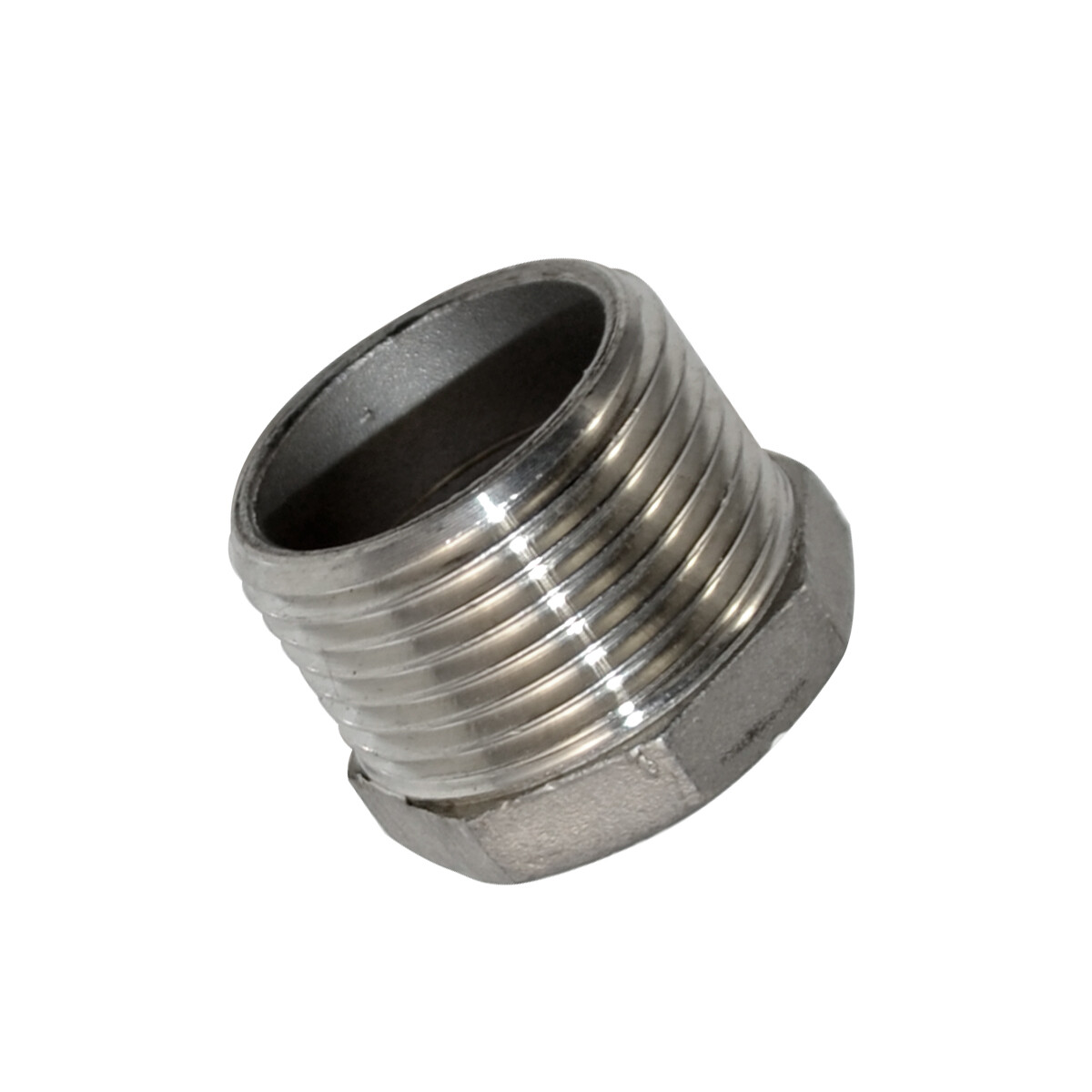 1" to 3/4" NPT threaded SS 304 HEX Reducing bush adapter Reducer Fitting Adapter