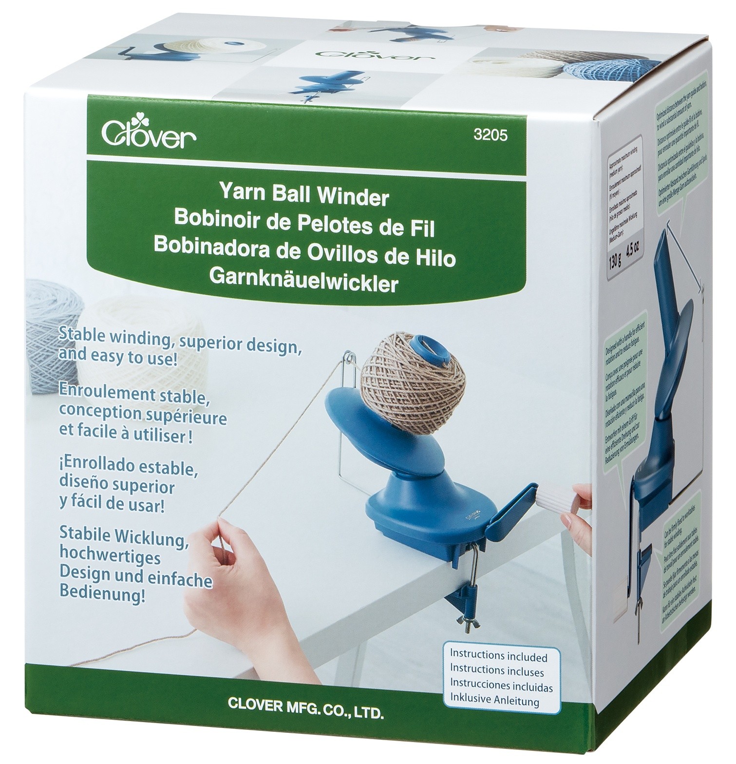 Clover Yarn Ball Winder-Blue