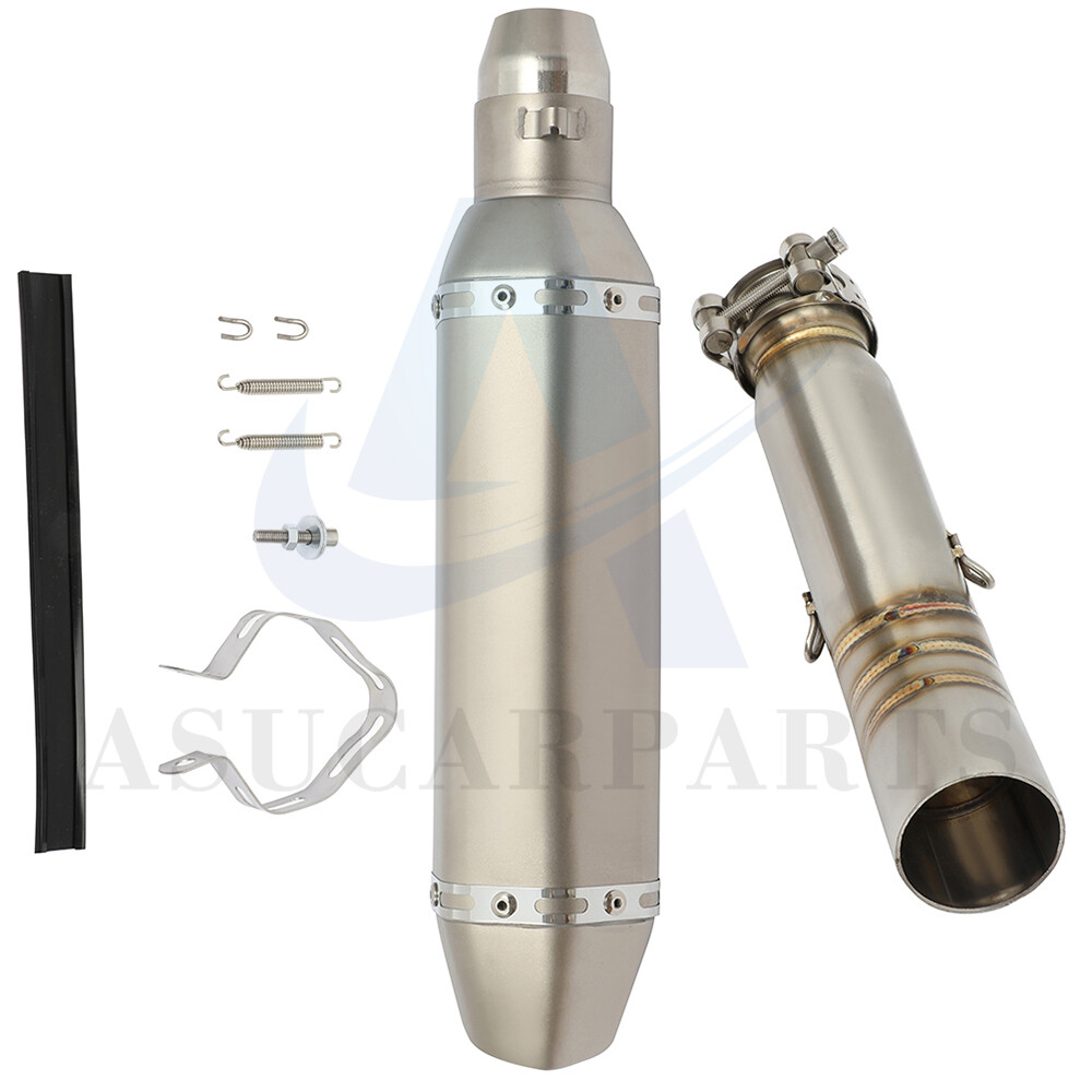 51 mm Motorcycle Exhaust pipe Link pipe Stainless For Honda CBR500 CB500X CB500F