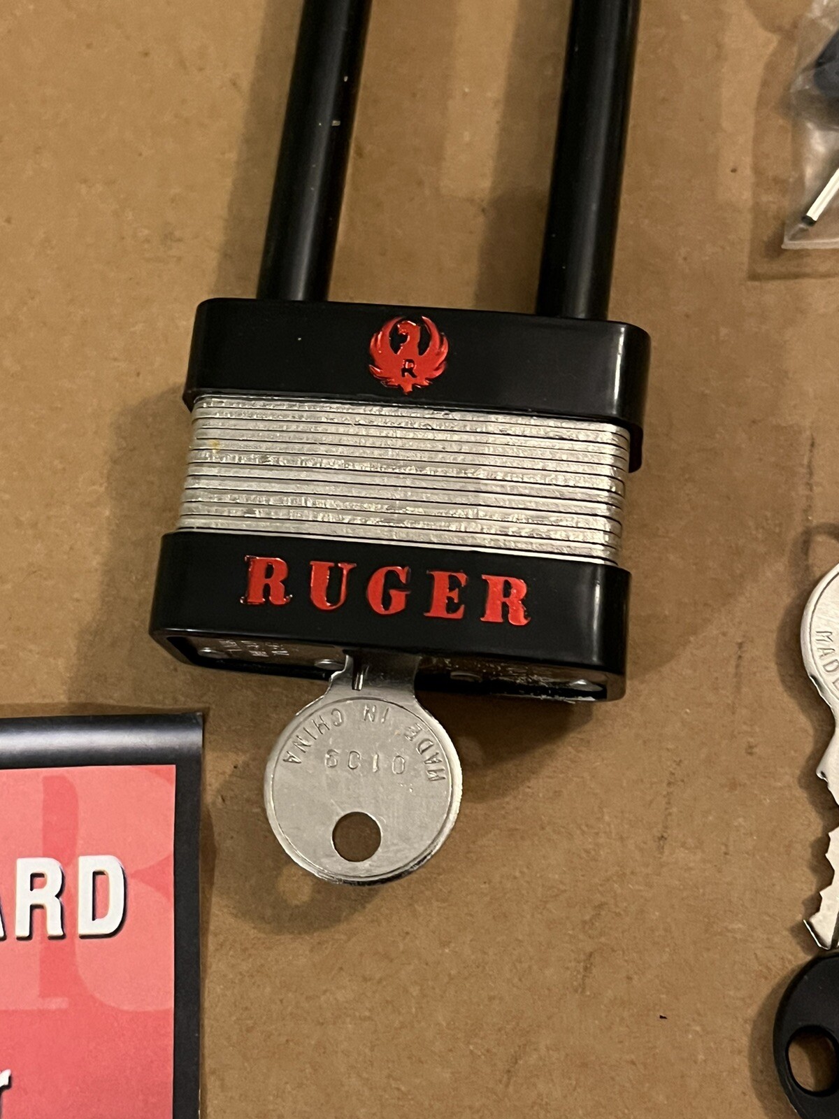 Ruger Gun Lock W/Box & LC9 Pistol Instructions Accessories
