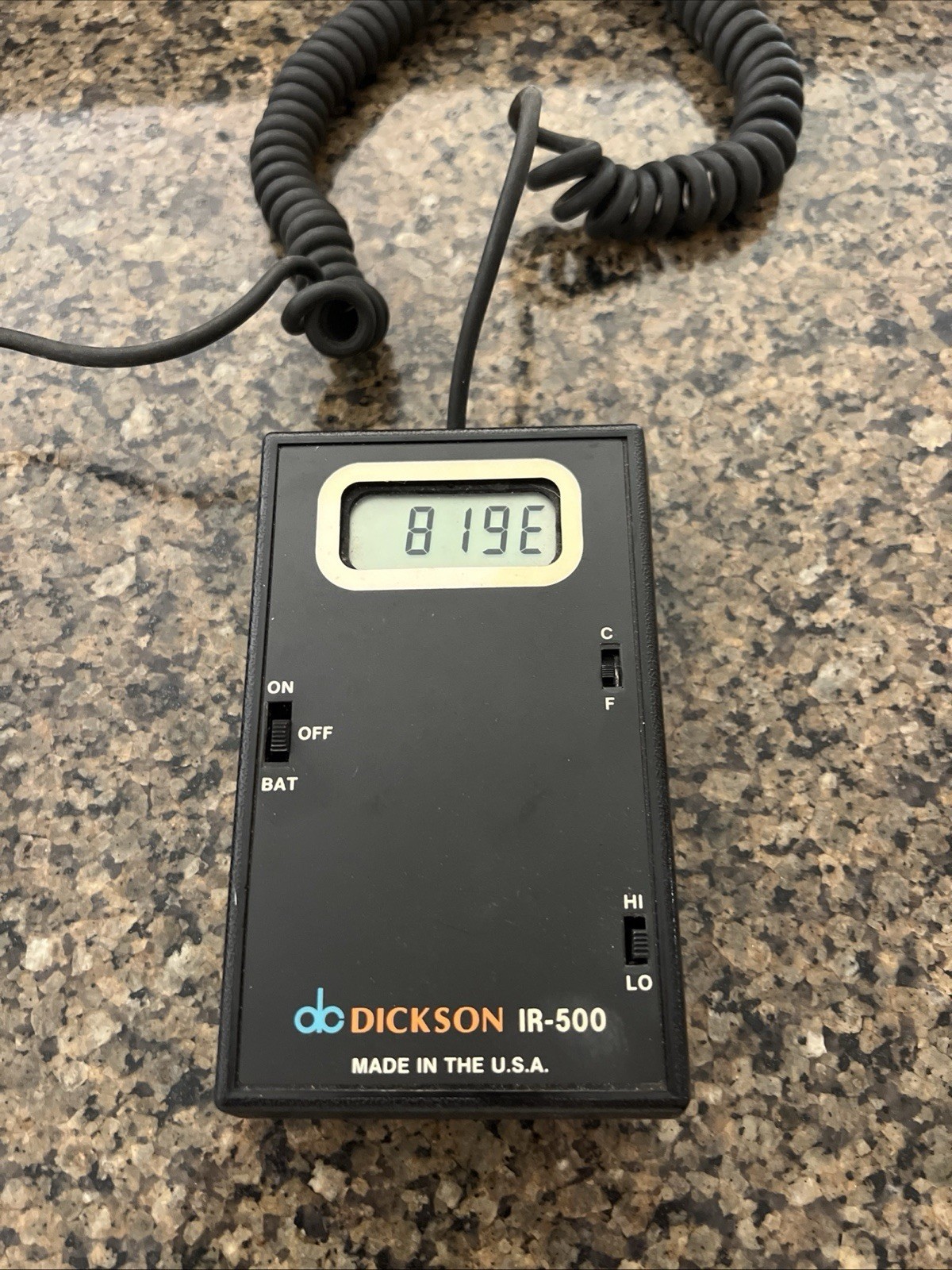 DC Dickson (IR-500) Infrared Temperature Measuring Sensor 9V-DC