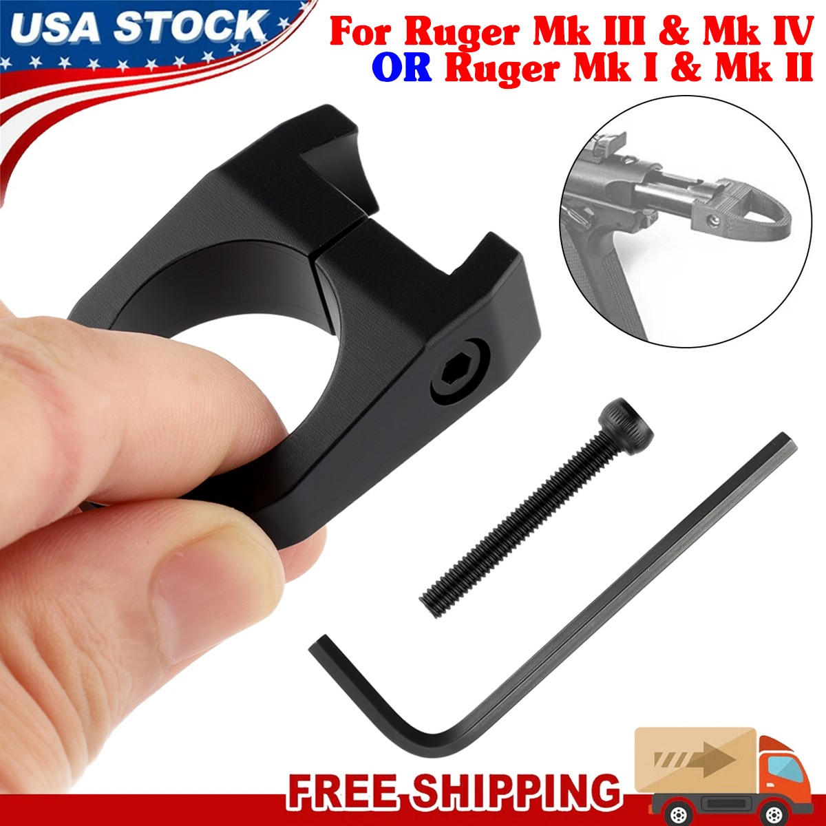 Bolt Racker Handle for Ruger Mark 3 & 4 OR Mark 1 & 2 (Mk III & IV OR Mk I & II)