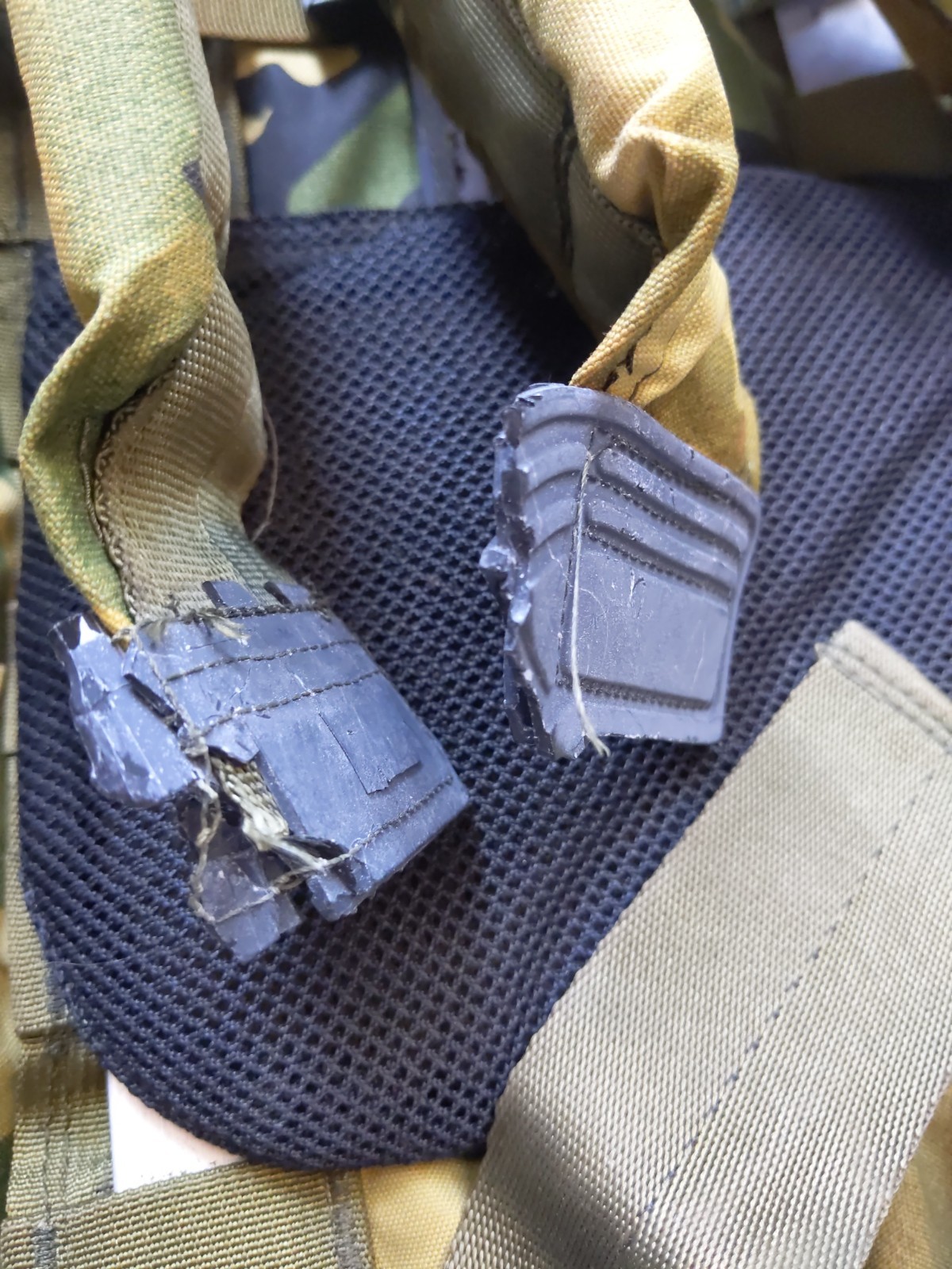 Medium Army Military Camo Field Pack With Internal Frame Plus Small Backpack