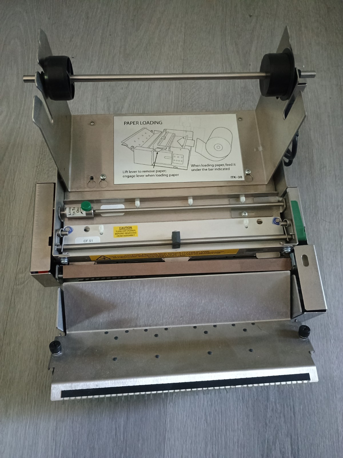 Practical Automation ITK-38-LC Part C15-1158-1 Thermal Printer UNTESTED