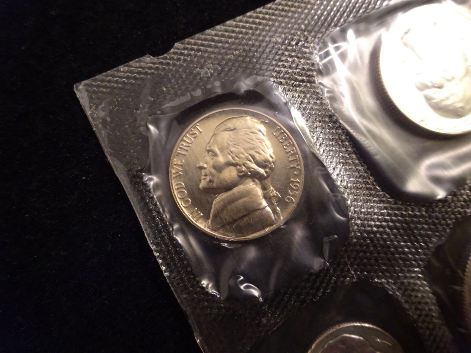 1956 Silver Proof Set U.S. Mint 5-coins Flatpack