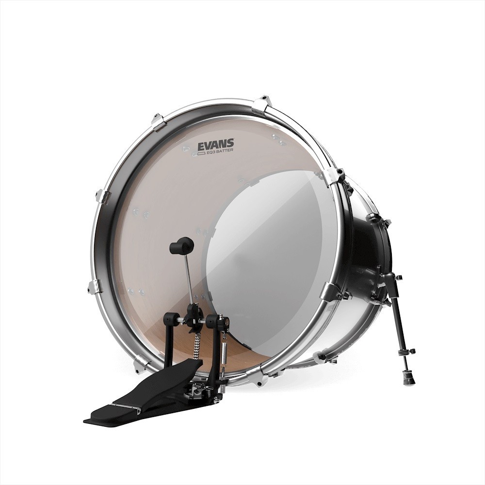 Evans EQ3 Clear Bass Drum Head - 22"