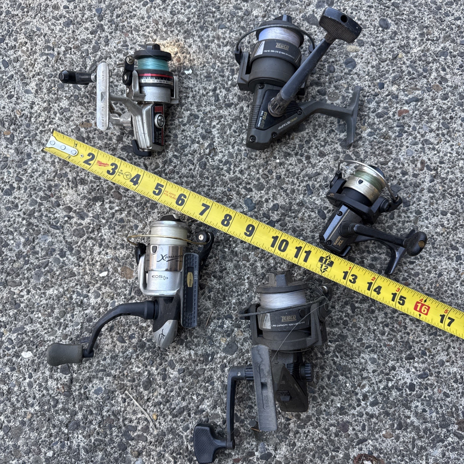 Lot of 5 Fishing Reels!