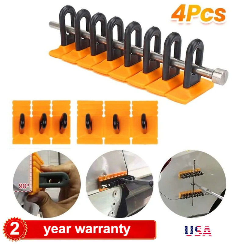 Paintless Dent Repair Removal Tool Car Body Hail Glue Puller Tabs Pulling 4Pcs