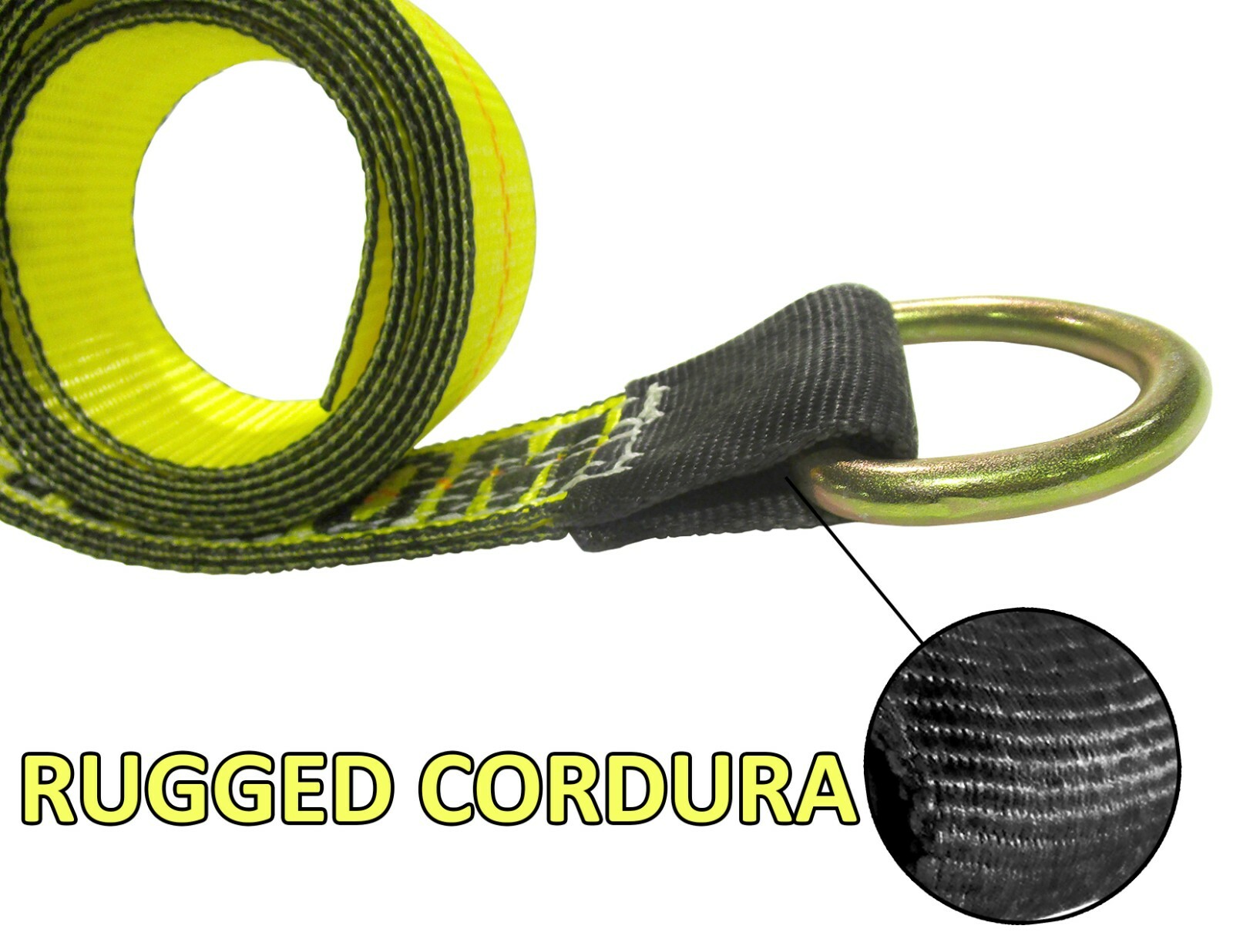 2" x 10' Side Mount Wheel Net Tie Down Lasso Strap Ratchet Flat Hook 4 Pack