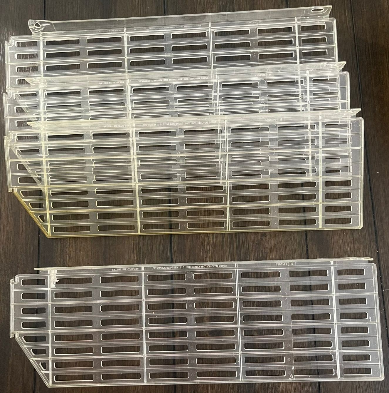 4X Gondola Plastic Shelf Divider Fence 5" x 16"
