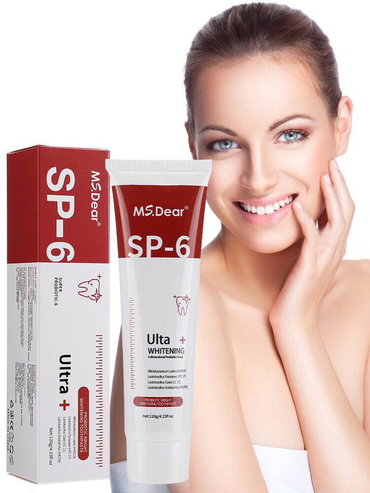 Sp-6 Probiotics Whitening Toothpaste Brightening & Breath Removing Toothpaste US