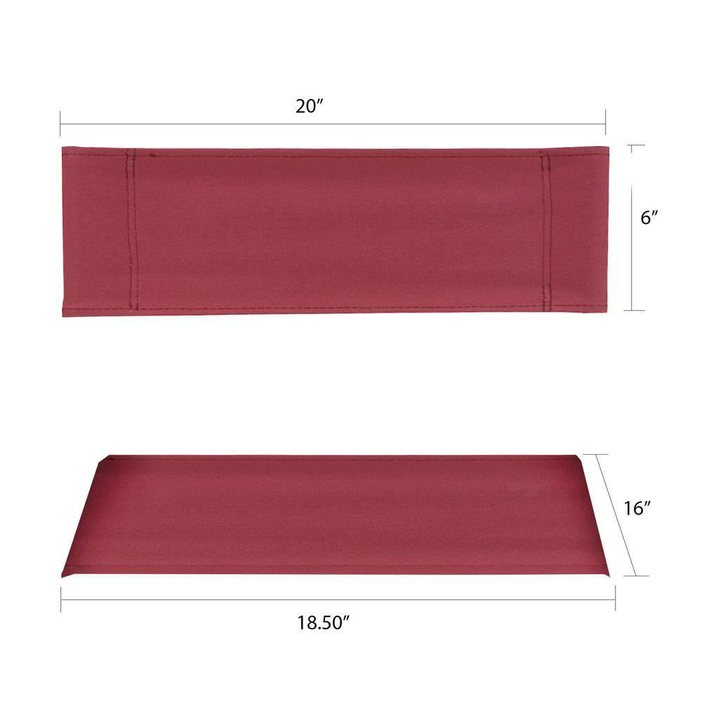 Burgundy Director Chair Replacement Canvas