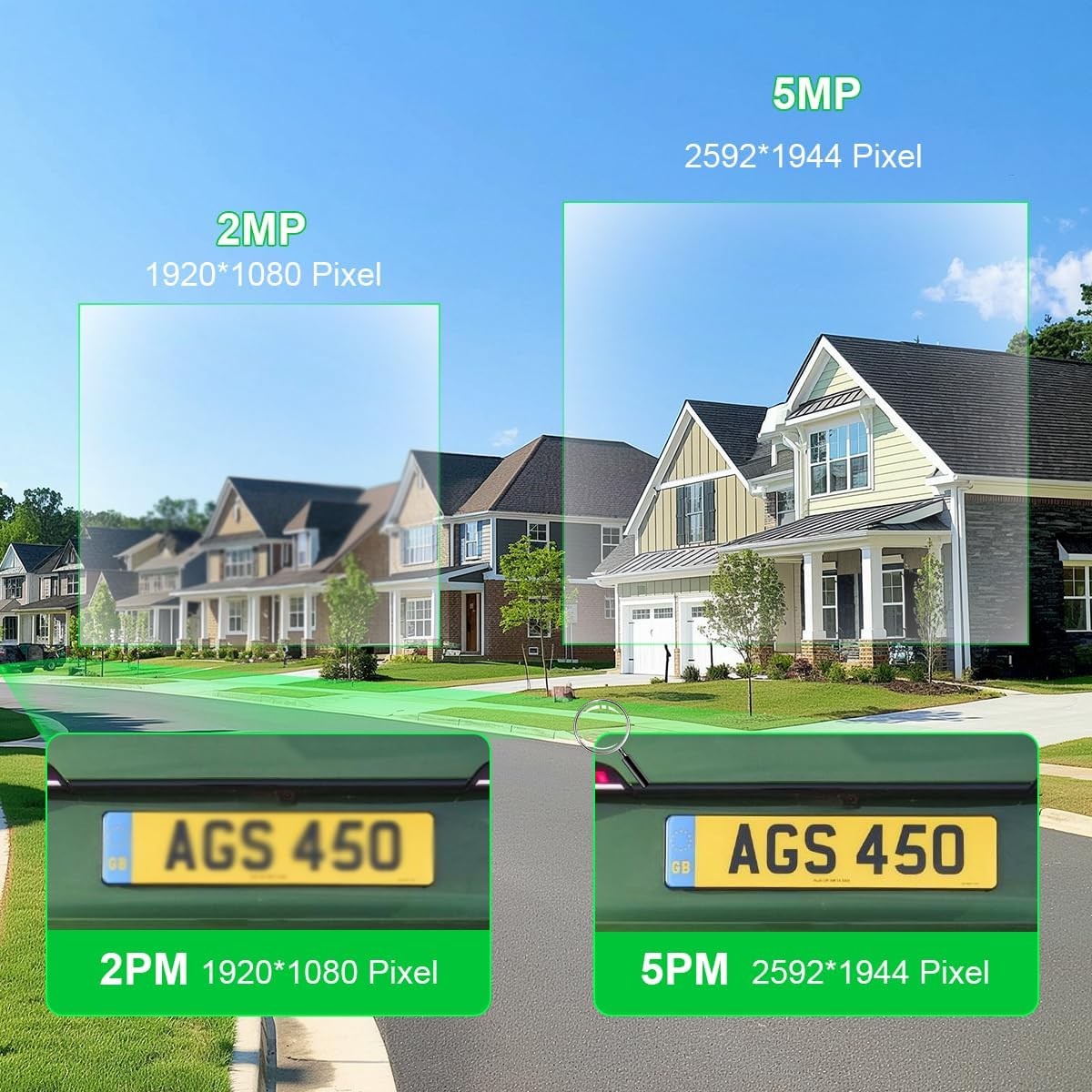 5MP PTZ Security Camera Outdoor 20X Optical Zoom PoE IP Camera Auto Tracking