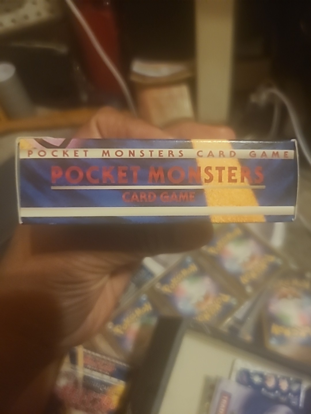 1996 Pokemon Base Set Japanese Deck Box Open Empty 104-0061