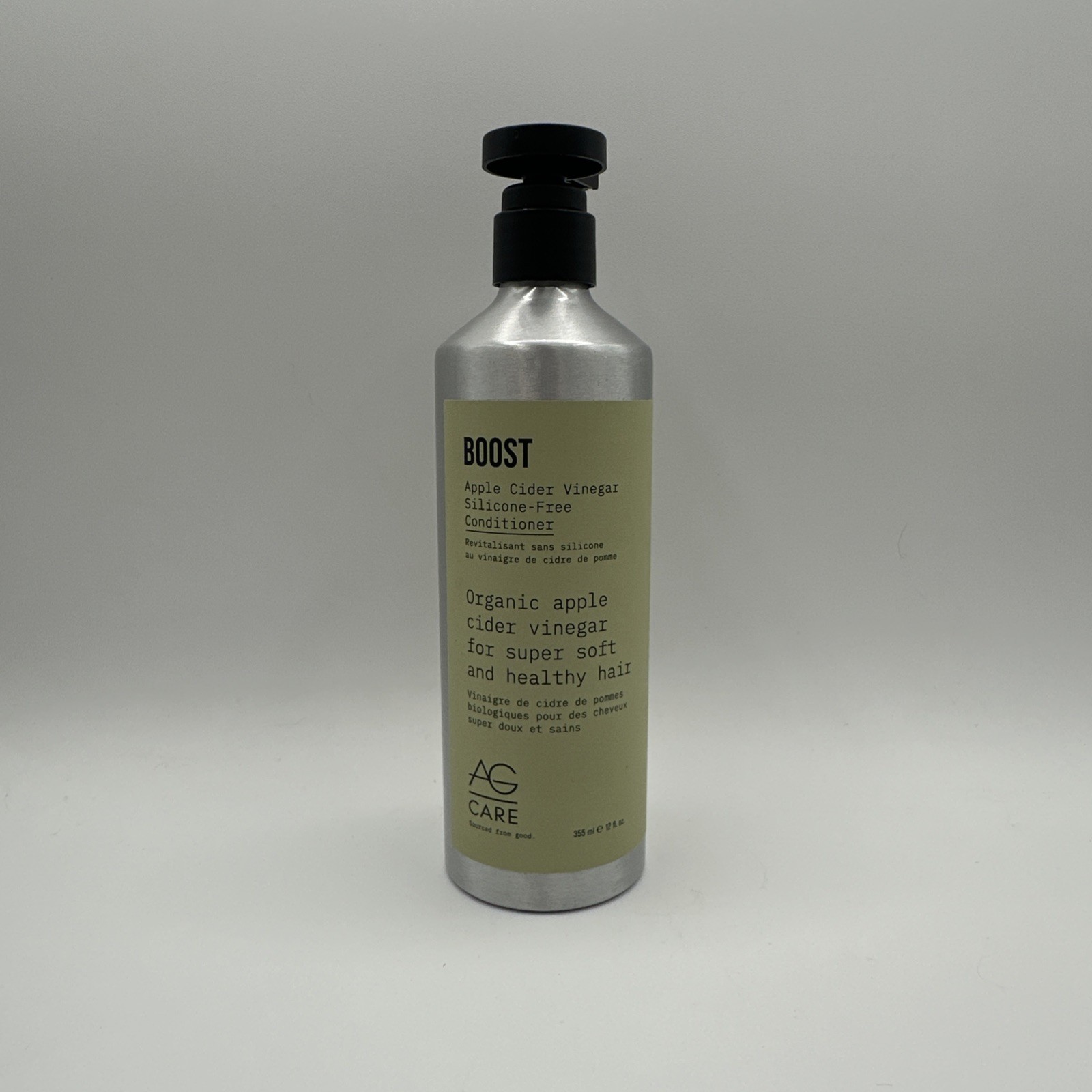 AG Care Boost Apple Cider Vinegar Conditioner Silicone Free Soft Hair 12 Oz NEW