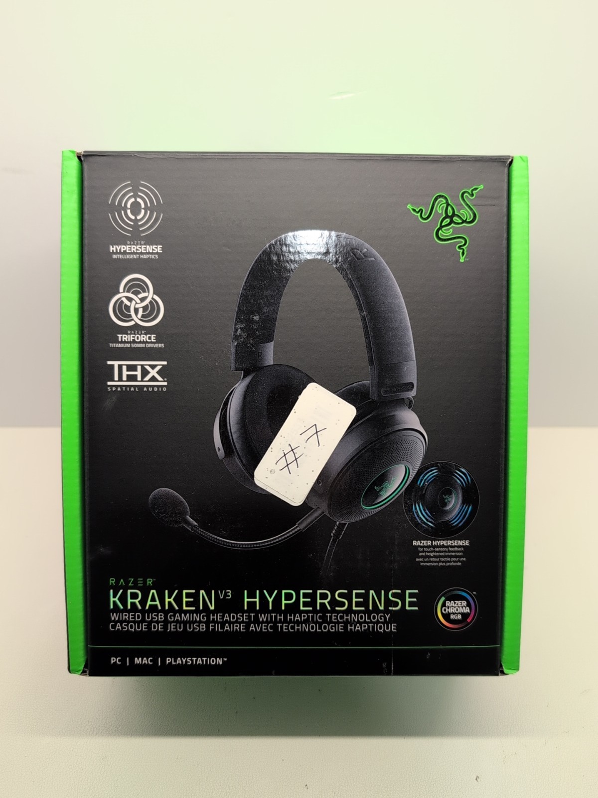 Razer Kraken V3 HyperSense Gaming Headset for PC /MAC/ PS - Black  #7