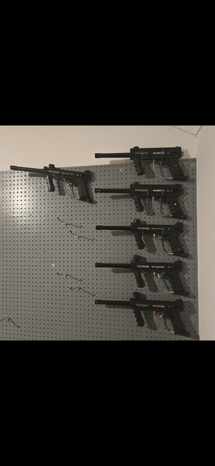 BIG paintball set. markers, masks, tanks, paintballs. tippman 98 customs