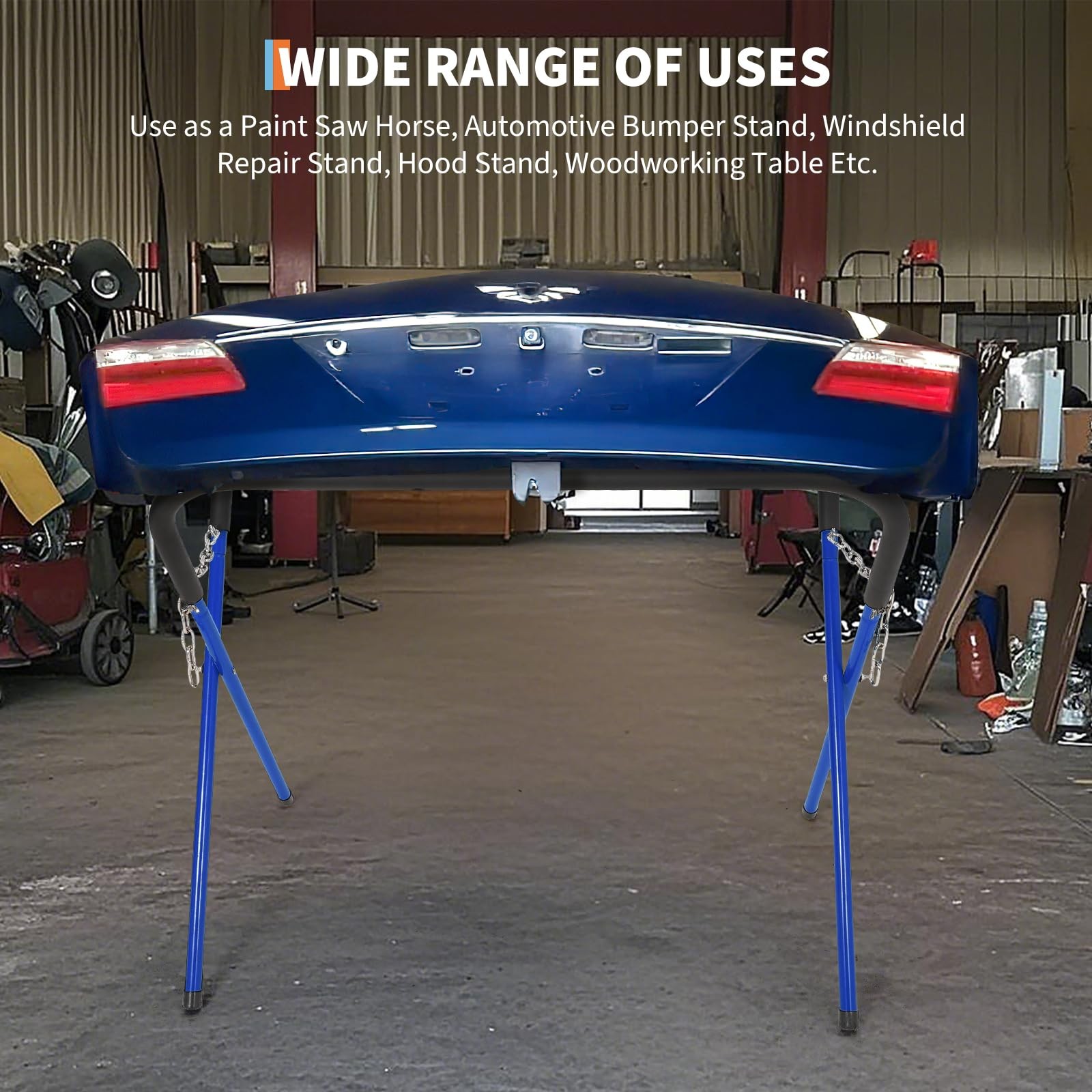 Heavy Duty Portable Workbench 500 lb Capacity Folding Work Stand for Garage