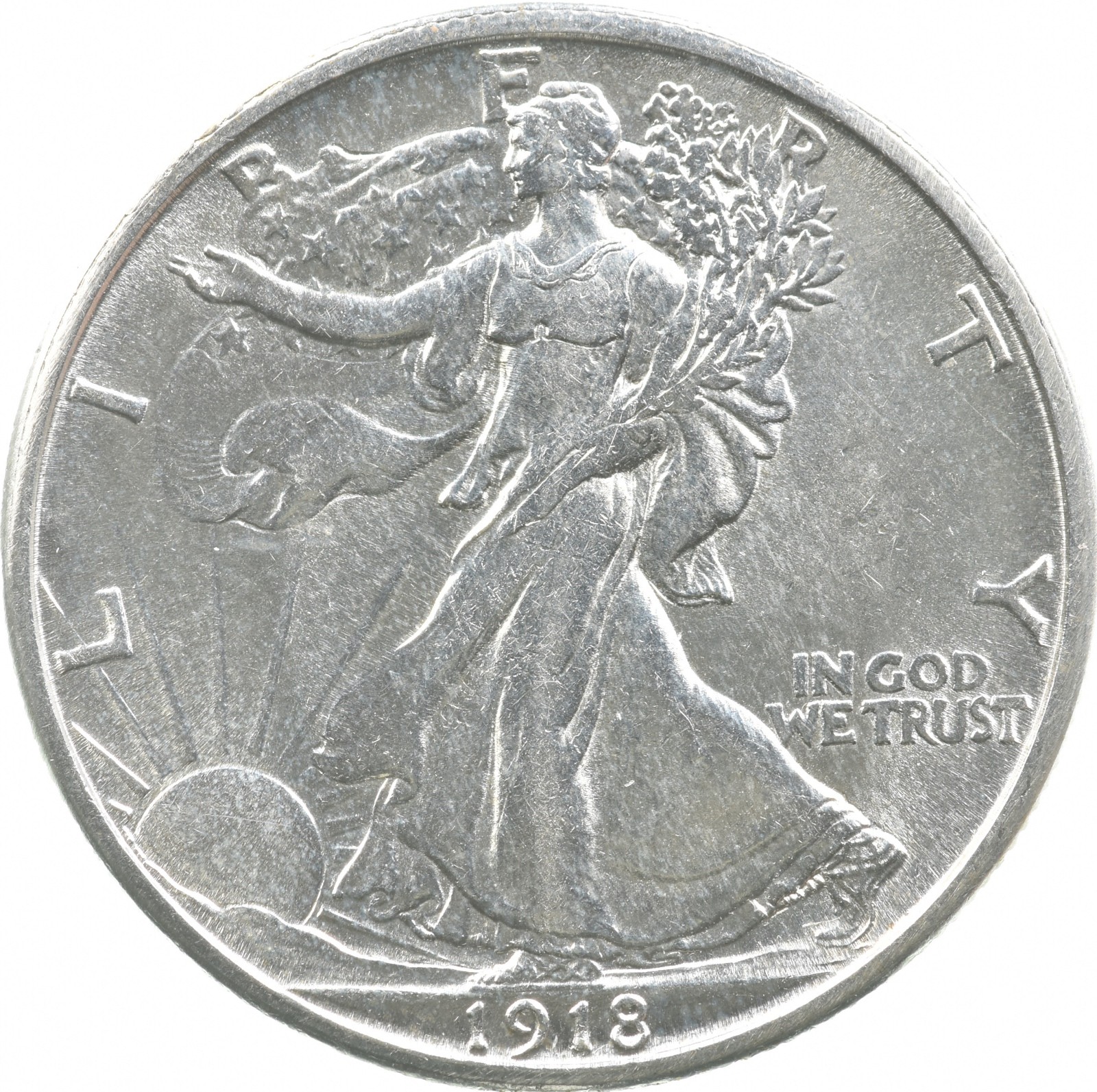 1918-S Walking Liberty Half Dollar *6252
