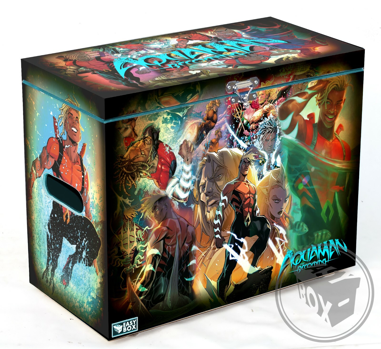 Aquaman - The Becoming - Large Comic Book Hard Box Chest MDF