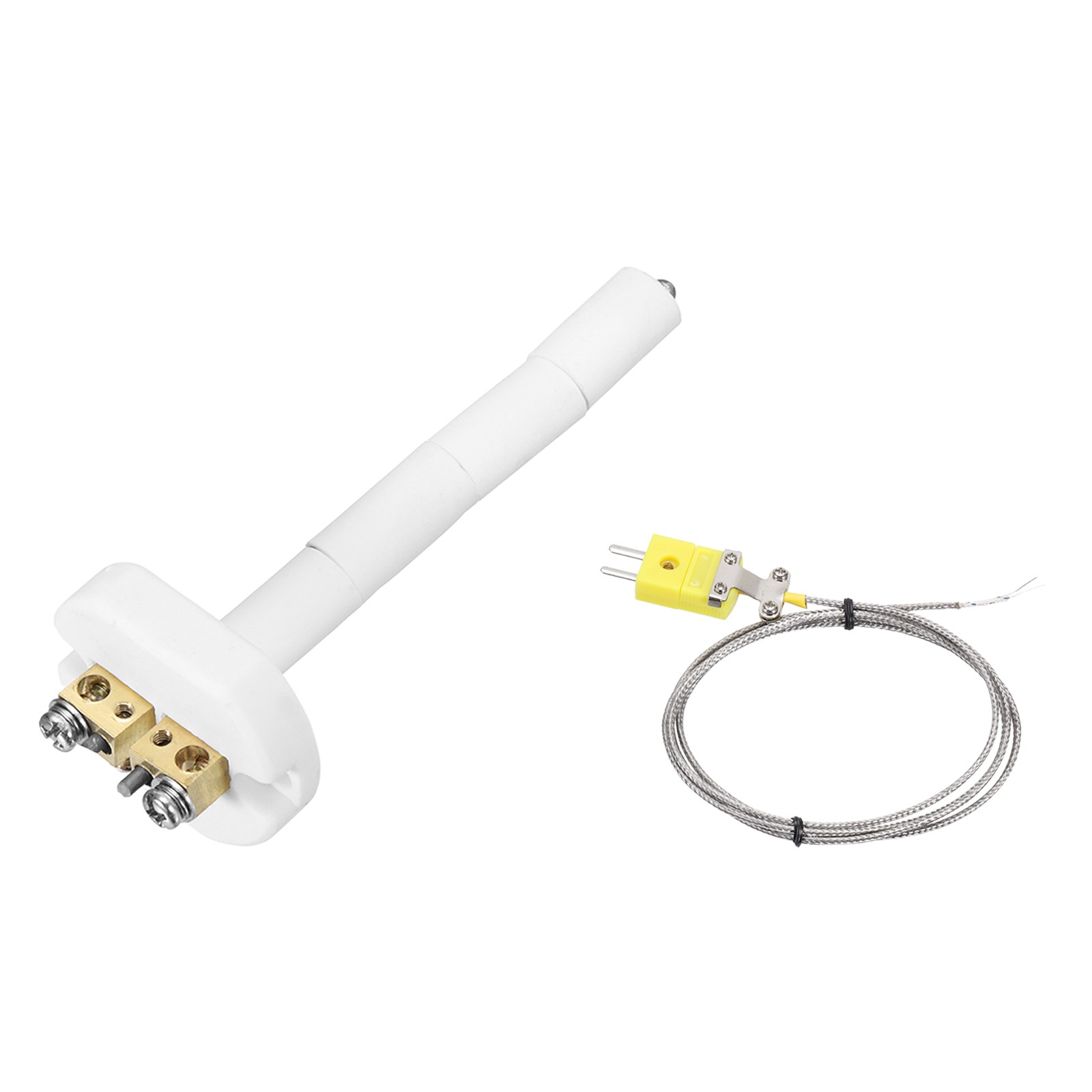 4" K Type Thermocouple Probe with 3.3ft Thermocouple Wire 2.5x100mm
