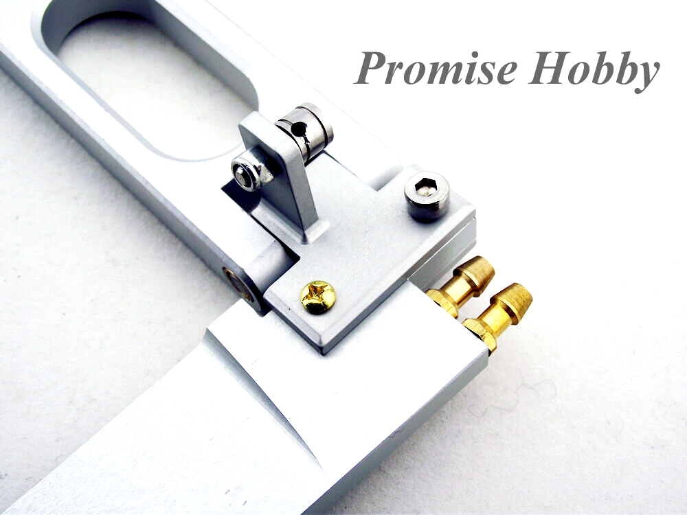 Extended Arm Alloy Rudder Dual Water Pickups for Gasoline Nitro Electric RC Boat