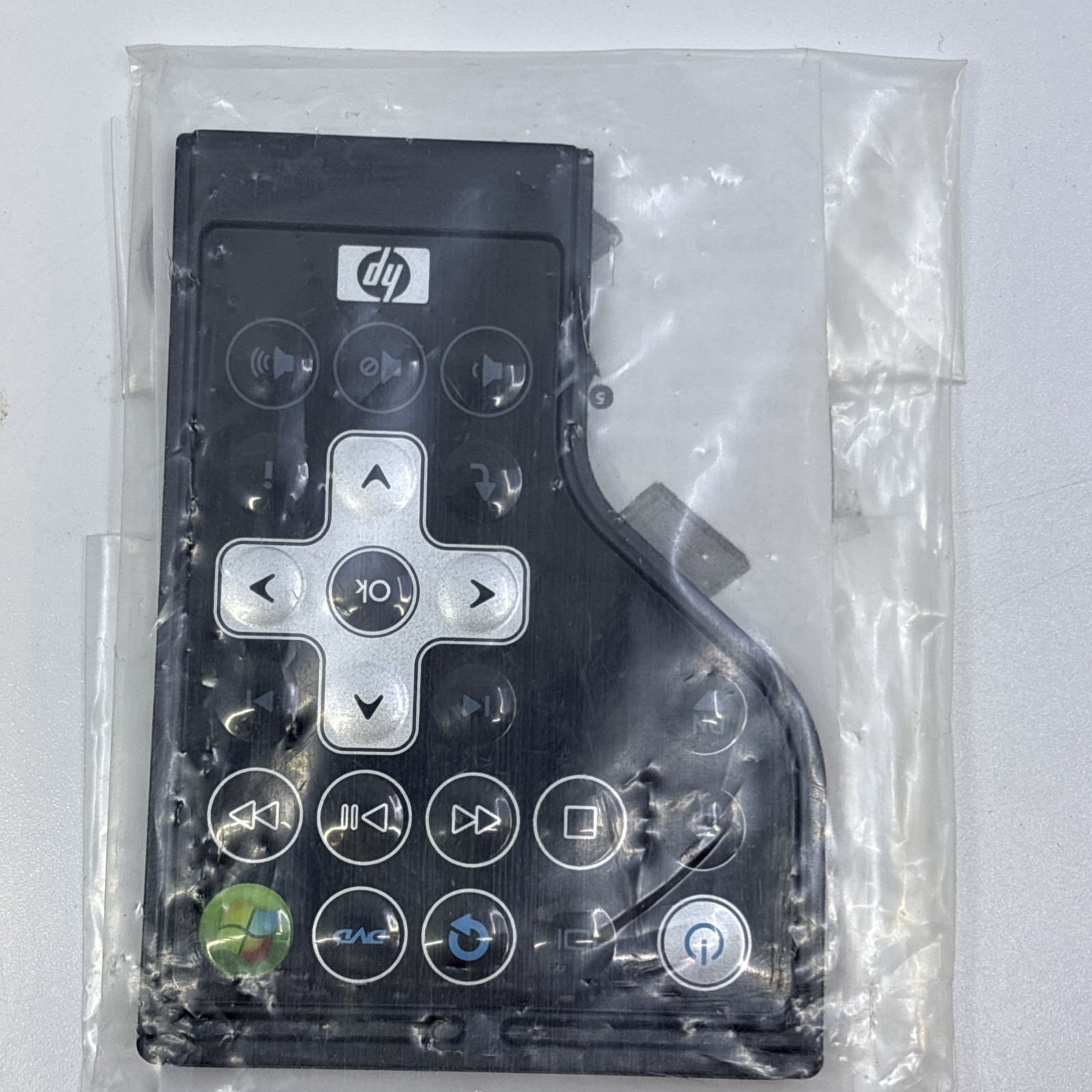 HP Media Center Remote Control p/n 396975-002 w/Battery & Manual NEW SEALED