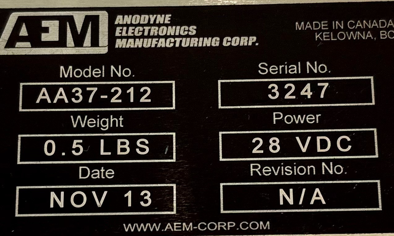 Audio Alert AA37-212 Removed Working