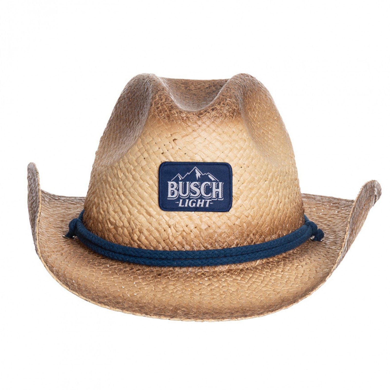 Busch Light Mountain Logo Cowboy Hat Brown