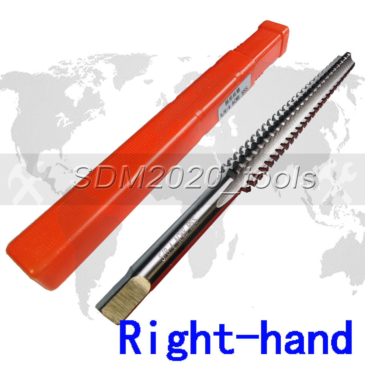 1pc ACME 5/8-4 right-hand high quality trapezoidal drive HSS thread tap