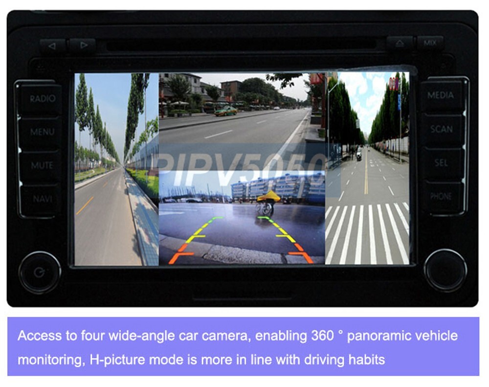 Quad Channel BNC Video Processor With IR Remote