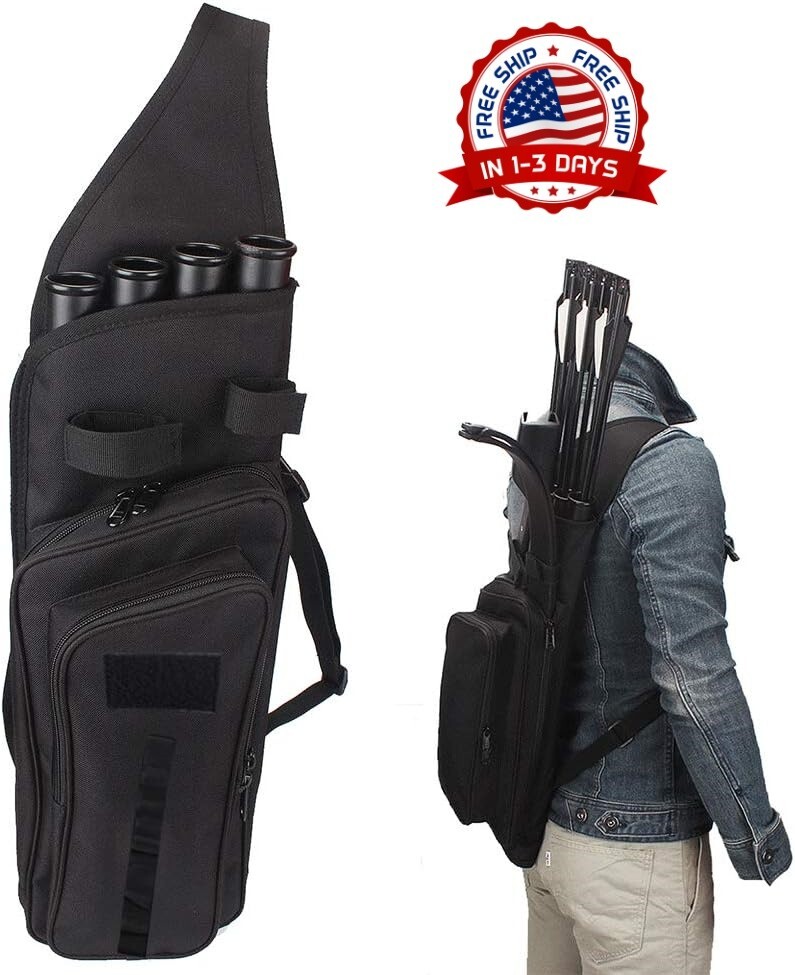 Carcaj de campo trasero para entrenamiento con arco y flechas tela Oxford US NEW