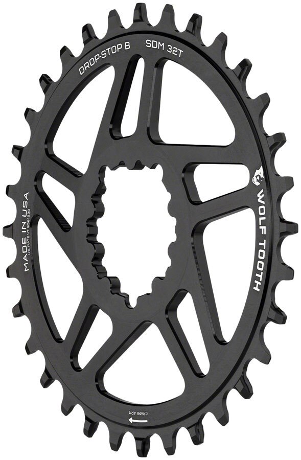 Wolf Tooth Direct Mount Chainring - 36t, SRAM Direct Mount, Drop-Stop B, For