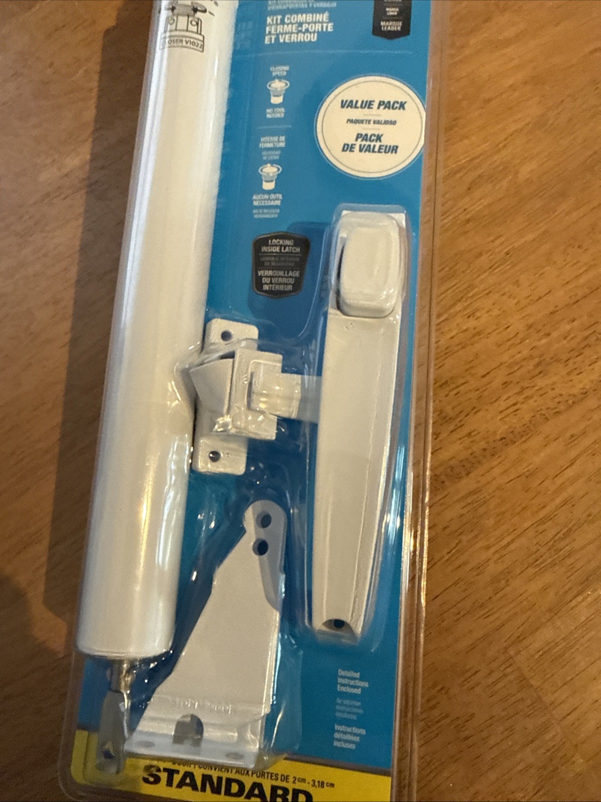 Door Closer And Latch Combo Kit , Wright , New