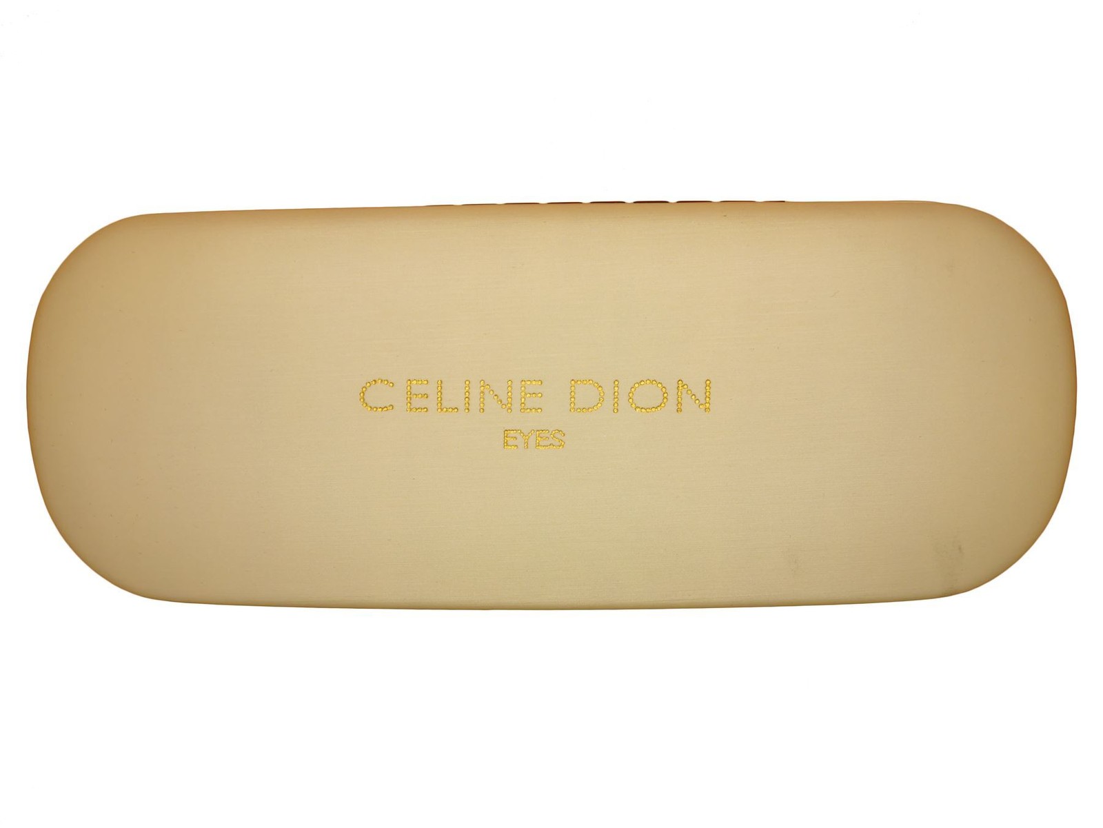 Celine Dion Eyes Cream And Gold Glasses Case And Microfiber Cleaning Cloth