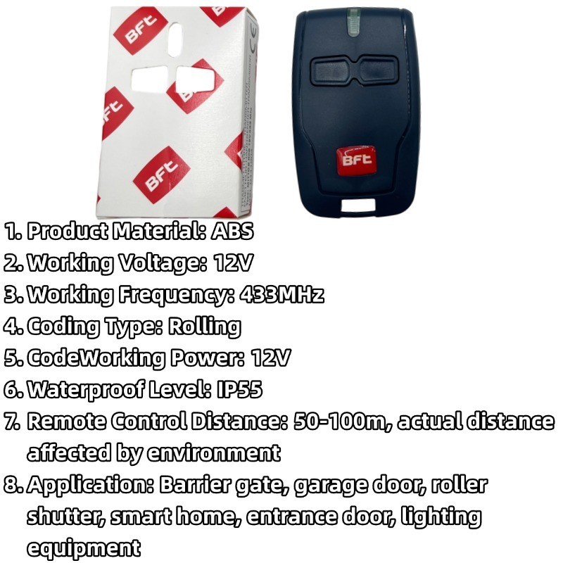 BFT MITTO 2 RCB2 Gate remote control handsets - keyfobs - transmitter