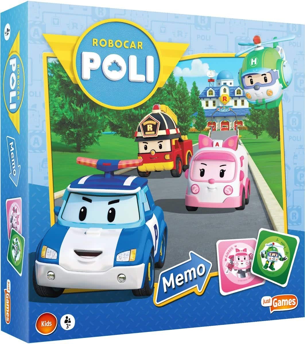 Just Games memory Robocar Poli