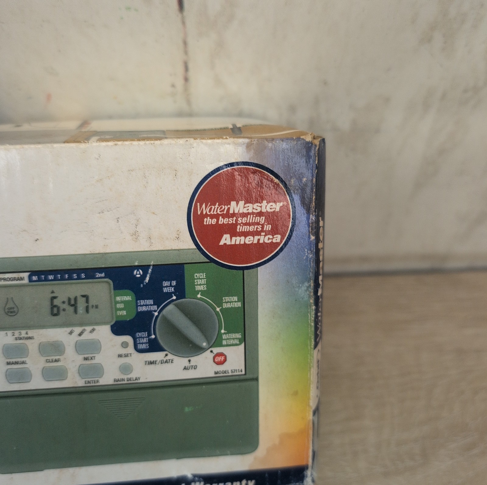 Orbit Water Master 4 Station Automatic Sprinkler System Timer Model 57114 New