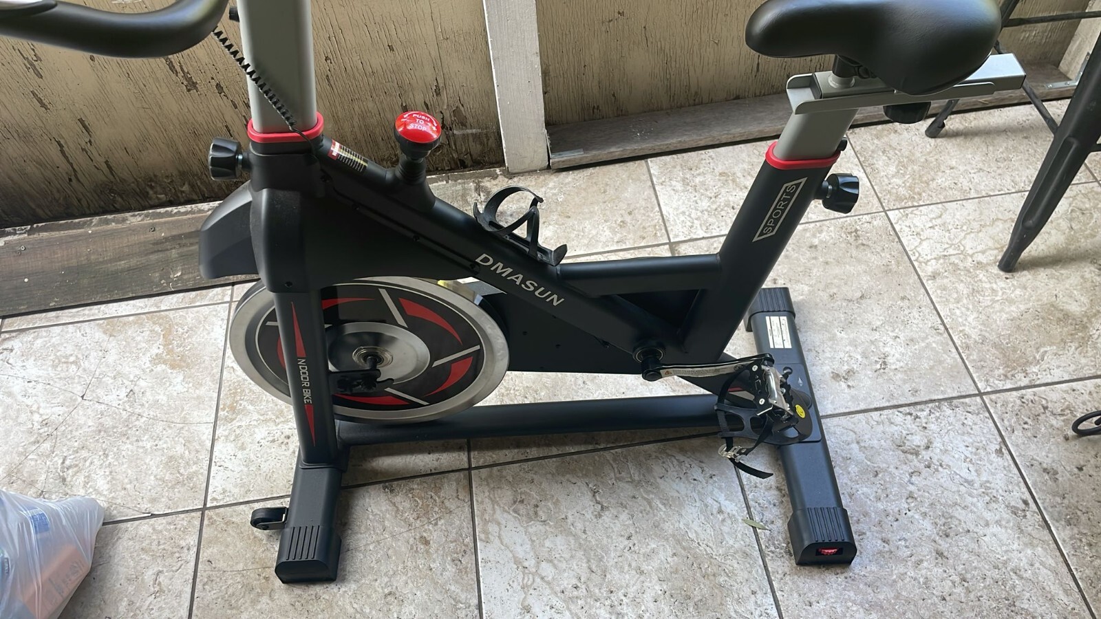 Exercise Bike, Classic Brake Pad Stationary Bike for Home with 300 LBS Capacity