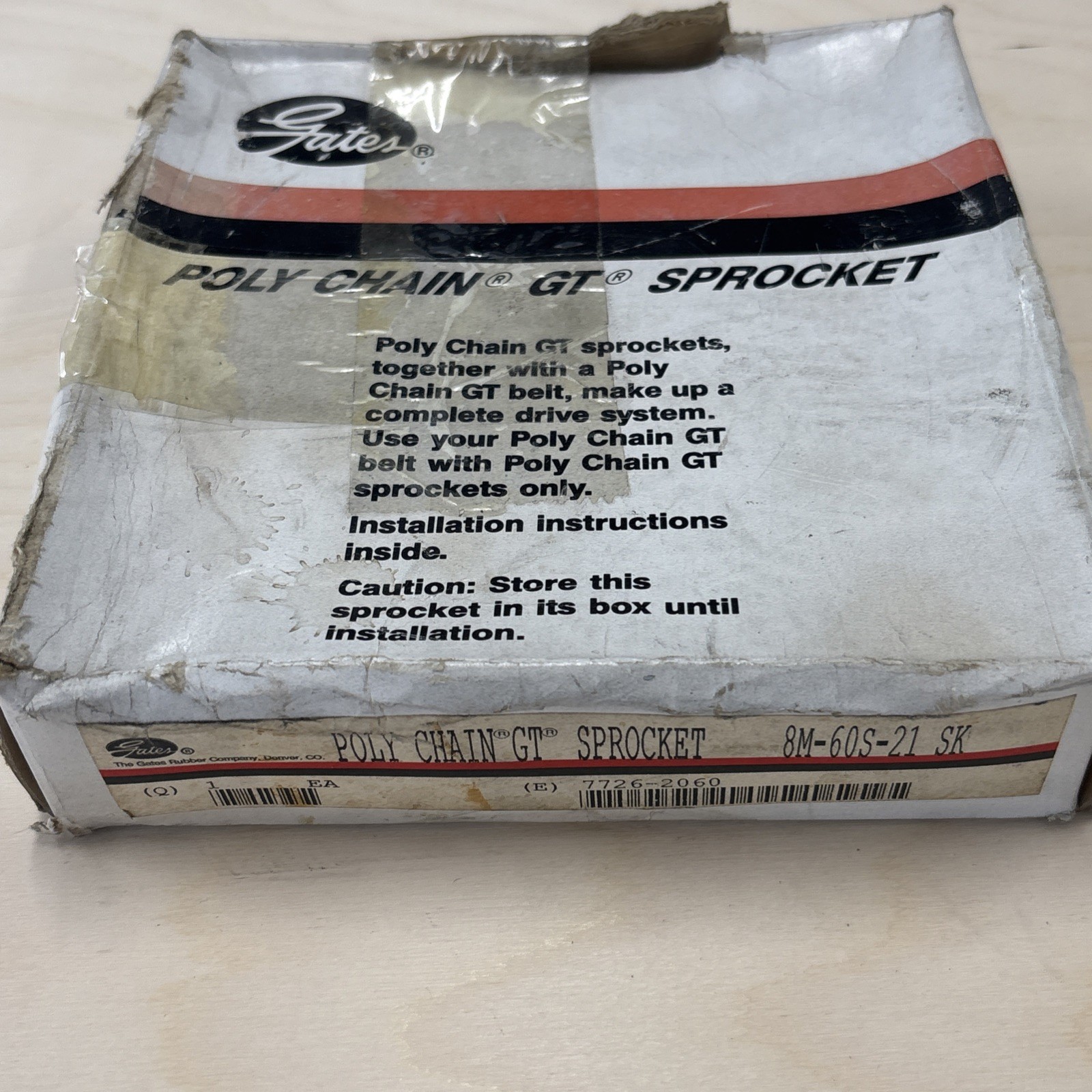 Gates 8M-60S-21 SK Poly Chain GT Synchronous Drive Sprocket UNUSED SURPLUS
