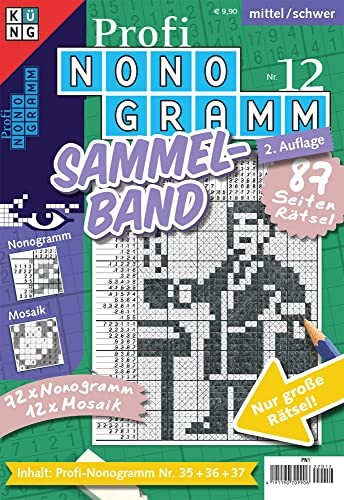 Conceptis Puzzl Profi-Nonogramm 3er-Band Nr. 12: Rätsel  (Paperback) (UK IMPORT)